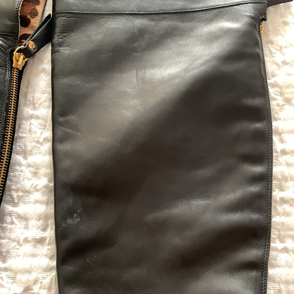 Stuart Weitzman black leather and calf hair over the knee boots size 8.5 - Picture 8 of 16